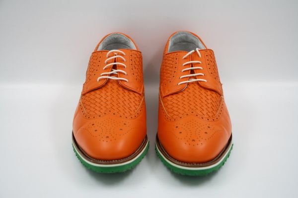 NINETEEN Brogue Ribbed Golfschuhe Gr. 10,5 – 44 (18261)