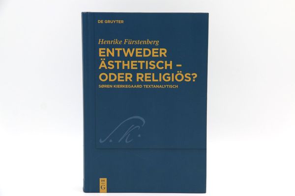 ENTWEDER ÄSTHETISCH ODER RELIGIÖS? (17604)