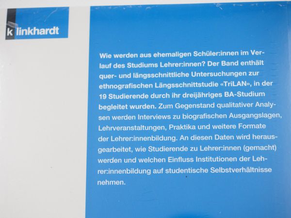 Lehrer:in werden- Trajektorien in den Lehrberuf (19730)