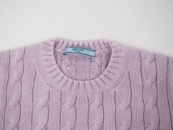 PRADA Stricktop aus Baumwolle Gr. XS-IT38 (19822)