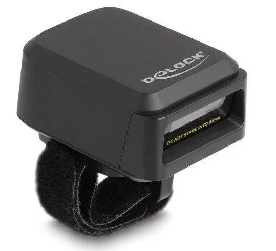 DELOCK Ringbarcode Scanner 1D und 2D mit 2,4 GHz (18391)