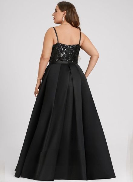 JJ`s HOUSE Abendkleid mit Pailletten Gr. 44 (18771)