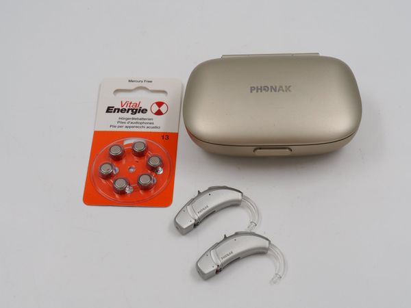2 Stück PHONAK SkyV60P 18(02) HdO (100084)
