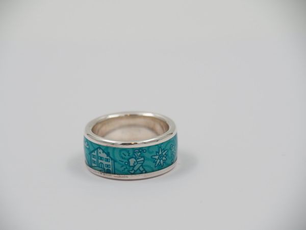 ZEBRA Stadtring Engiadina Gr. 56 – Türkis (7894MC)